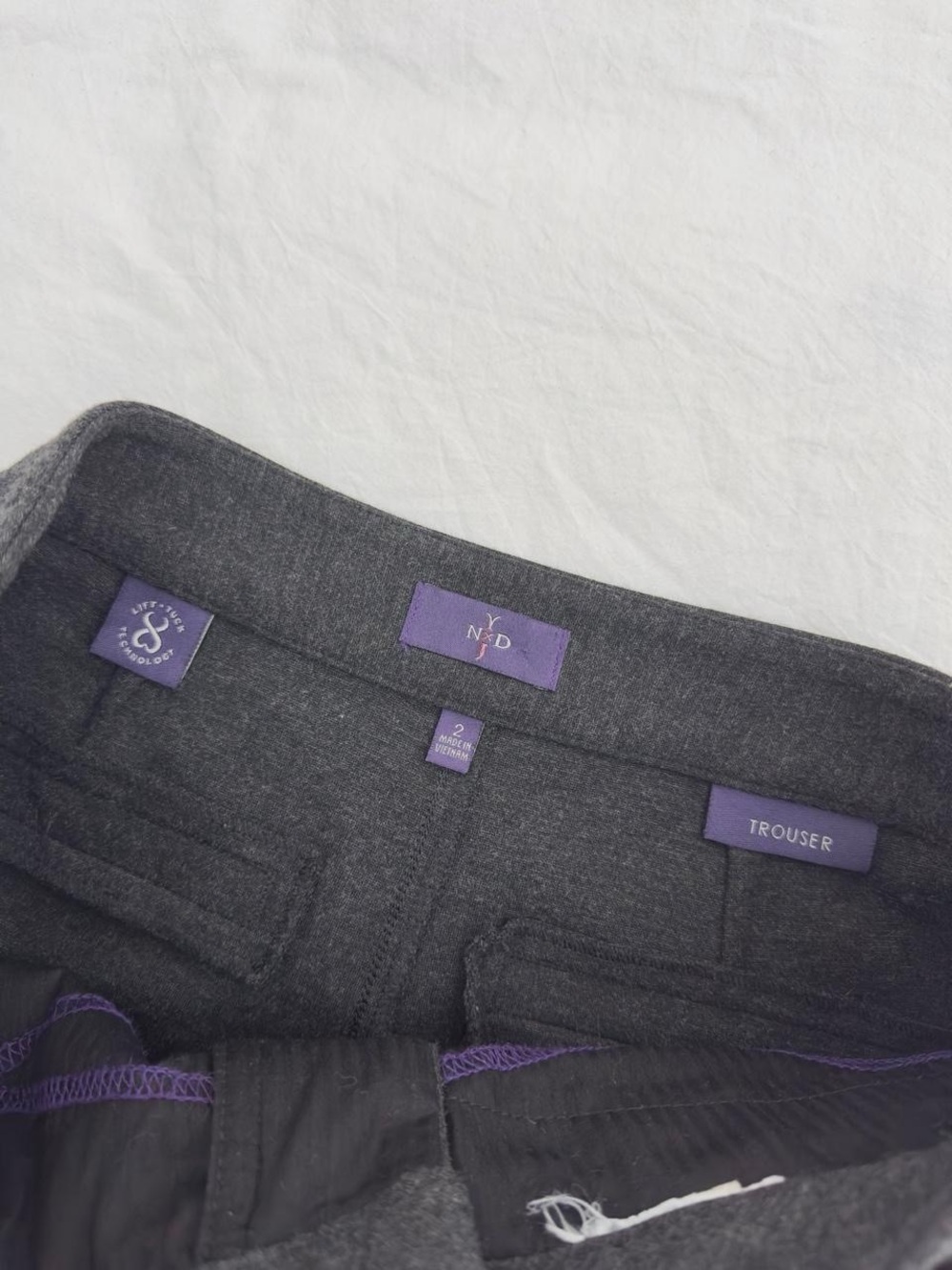 Mid Rise Stretchy Bootcut Slacks - Picture 7 of 8
